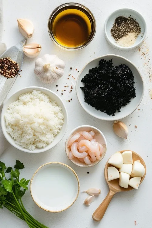 ingredientes arroz negro Thermomix